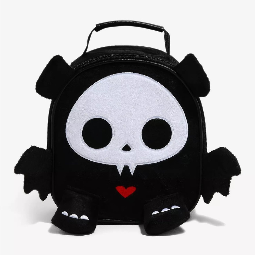 Skelanimals Diego The Bat Fuzzy Figural Lunch‎ Bag Hot Topic
